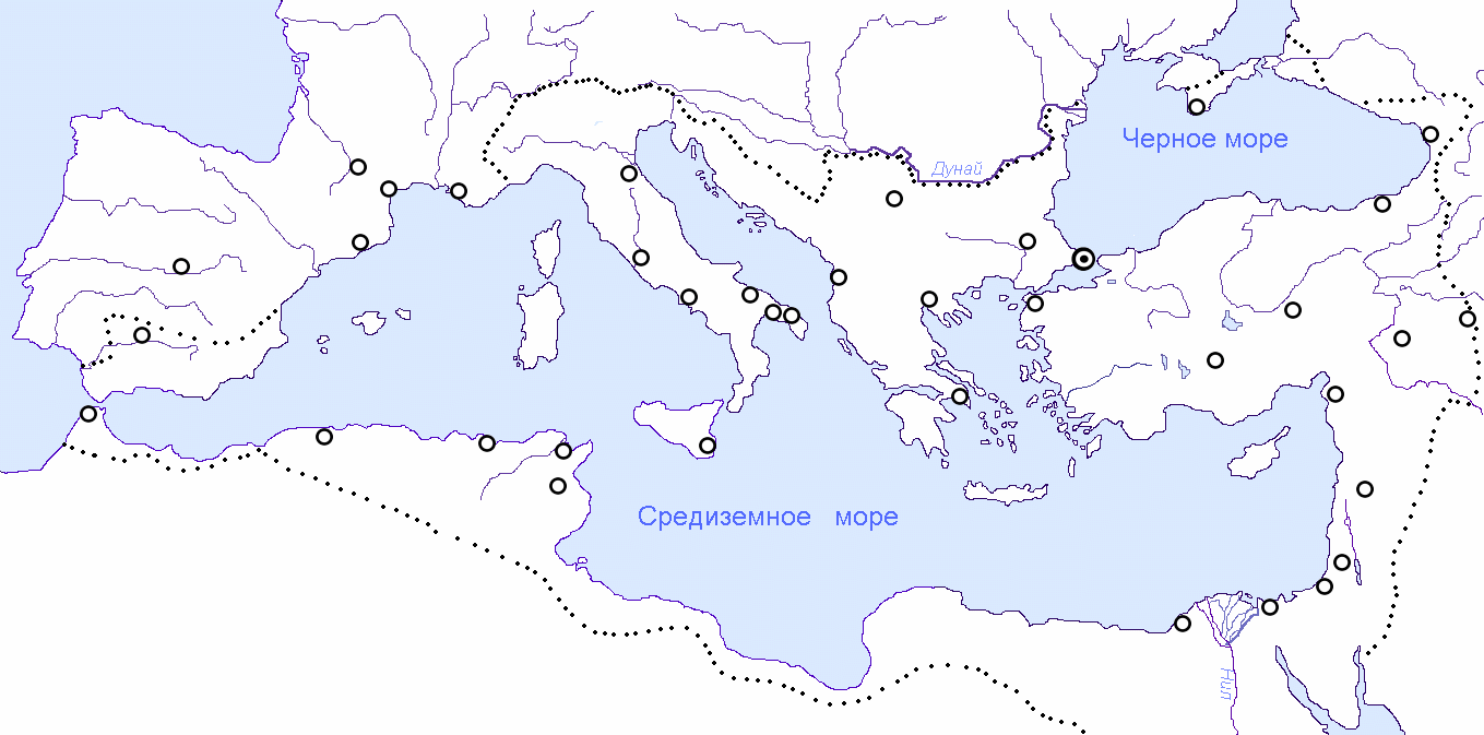 Отметь на карте рим
